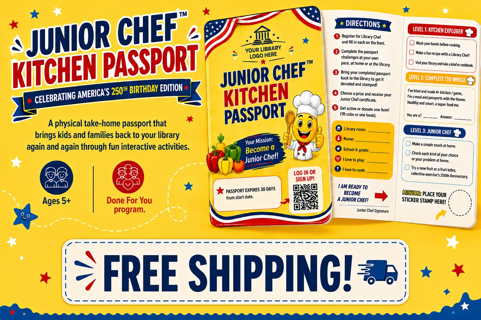 Junior Chef Kitchen Passport
