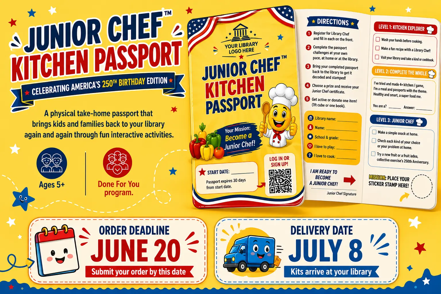 Junior Chef Kitchen Passport